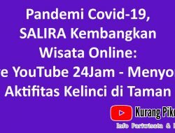 Pandemi Covid-19, SALIRA Kembangkan Wisata Online: Live YouTube 24Jam Menyorot Aktifitas Kelinci di Taman