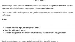 Permohonan Menjadi Partner Pikiran Rakyat Media Network (PRMN)